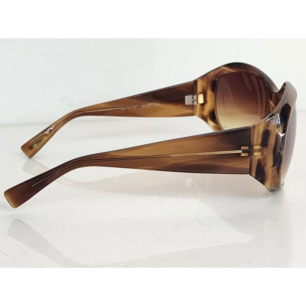 Oliver Peoples Vanadis SYC Brown Tortoise Oversized Oval Sunglasses 62-16-125